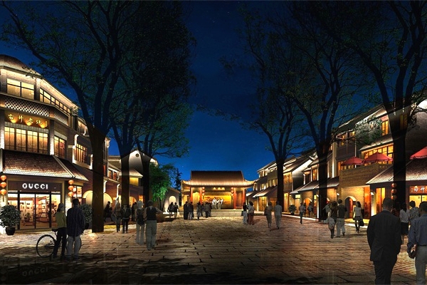商業(yè)街夜景亮化-凸顯個性化設(shè)計效果